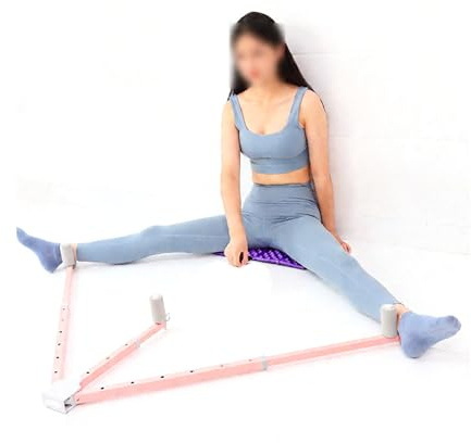 Bärbar Bensträckare, 132LBS Bensträckningsmaskin, Flexibilitetsstretchutrustning, 0-180° Justerbar Stretchutrustning, For Hemmayoga Gym Fitness