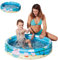 Smart-Planet Planschbecken Peppa Pig aufblasbar - 100 x 23 cm - 3-Ring-Pool Peppa Wutz - Kinderpool - Babypool - Schwimmbecken - Aufstellpool