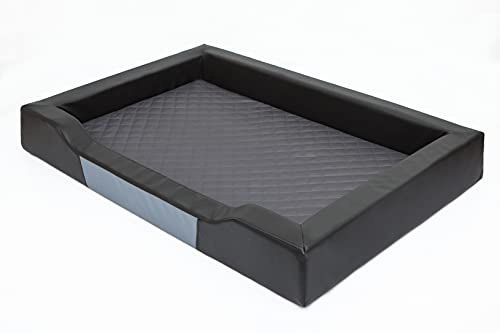 Hundsäng hundsovplats hundsoffa hundkudde viloplats hundmadrass hundkoja hundplats hundkorg sovkudde 75 x 50 cm