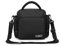 Cwatcun Single Shoulder Sling Crossbody Compact Camera Case - Water Resistant for Canon Nikon Sony SLR DSLR Mirrorless Cameras & Lenses - Black Small