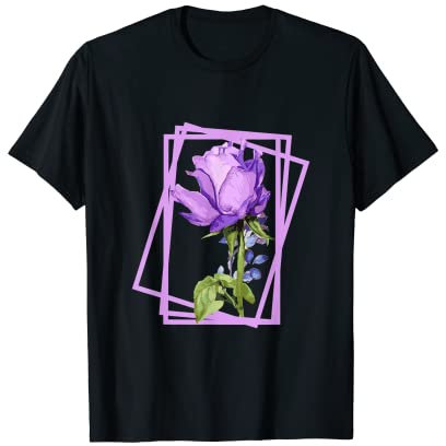 Rosa Cultivar Noble de color lila Camiseta