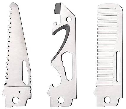 Roxon Utbytbara knivblad för S501U, S502U, S505G, S802S (BA14 Saw+BA15 nyckelverktyg + BA17 Comb)