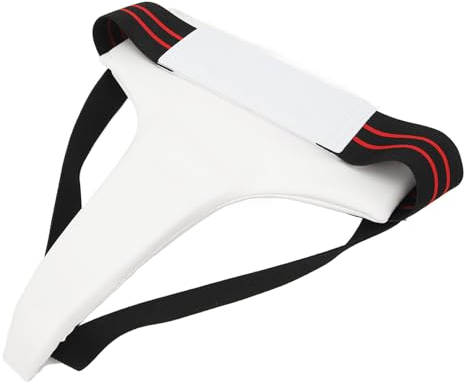 Jock Strap Supporter Damen Tiefschutz Jock Strap Supporter, Damen Tiefschutz PU Leder Flexible Anpassung Jock Strap Supporter für Basketball Fußball Training Leistengegend (L)