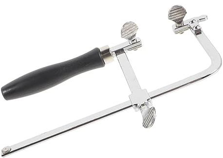 AUTSUPPL U-Shape Hacksaw for Jewelry Making Lightweight and Portable Woodworking Tool Stable Handle for Precision Cutting and Crafting