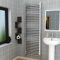 1600 x 300 mm Straight Heated Towel Rail Chrome Bathroom Ladder Radiator - All Sizes