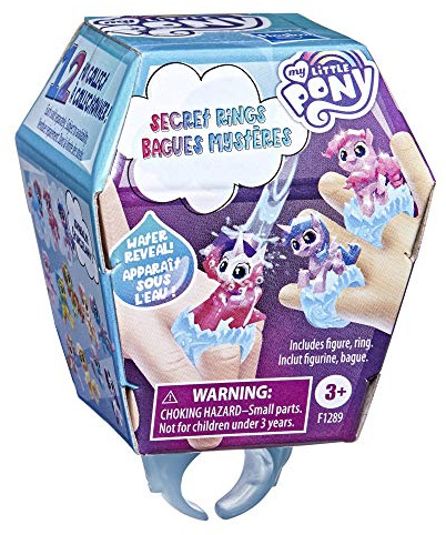 My Little Pony Geheime Ringe Überraschungstüte Serie 1 – 3,5 cm großes Spielzeug mit Überraschung, Ring-Accessoire
