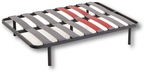 DESCANSIN - Somier con Patas de Acero Anti-Ruido 25cm Altura | Somier para Cama Individual y Camas Matrimoniales Super Resistente y Transpirable | Silencioso +20 Tamaños (200x200)