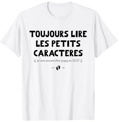 Encore Papi 2027 Annonce Grossesse Encore Grand Parents Papy T-Shirt