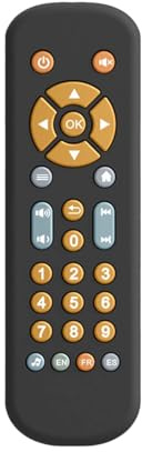 Generisch 2026 Baby TV Mando a Distancia Juguete Educativo con Sonido Luz Controlador Realista para Niños Pequeños Educación Temprana Juguete Musical Niño Preescolar (A, Talla única)