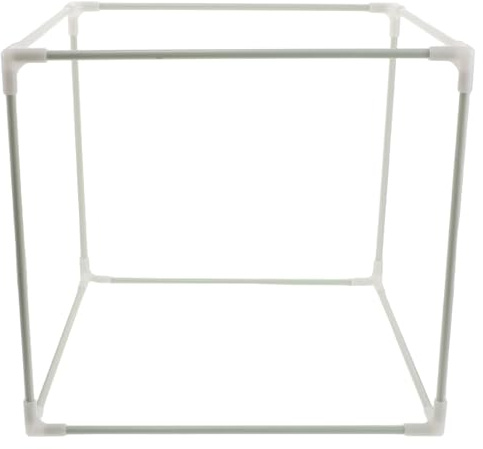 iplusmile Telaio di Supporto per Scatole da Asporto in Plastico Bianco 15,33x13,95x13,95 Pollici per Lievitazione Pane e Pasta in Cucine Professionali e Feste di Panetteria