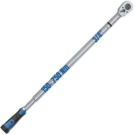 SW-Stahl 03877L Drehmomentschlüssel 3/4 Zoll 110-750 Nm I Antrieb Vierkant 3/4 Drehmomentschlüssel Auto 3/4 I Drehmomentschlüssel für Reifenwechsel