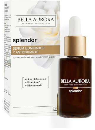 BELLA AURORA - Splendor Sérum 30 ml, Sérum Facial Antiedad, con Vitamina C y Ácido Hialurónico, Ilumina y Unifica la Piel, Reduce las Arrugas, Efecto Reparador y Antioxidante