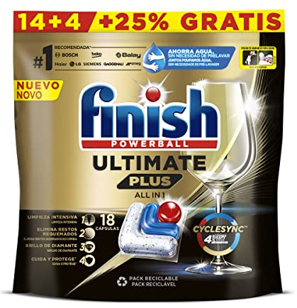 Vaj Producto Finish Ultimate Plus 14+4 Past