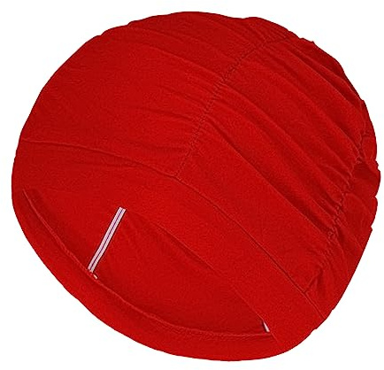 Lin's Liliana Cuffia da Nuoto per Capelli Lunghi - Cuffia da Nuoto per Donne e Ragazze - Cuffia da Nuoto a Vestibilità Comoda Cuffie da Nuoto Scalabili (Rosso)