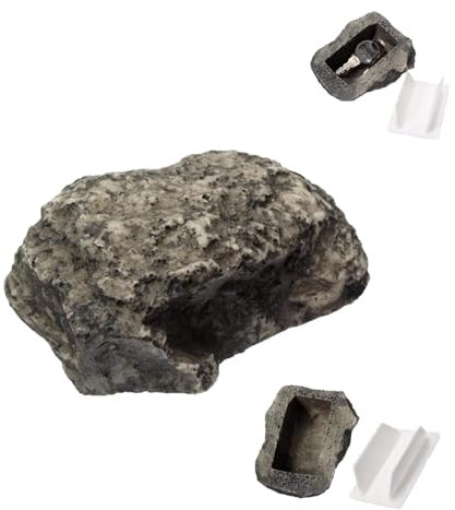 VessEn Cassetta Portachiavi In Pietra Simulata,nascondi Chiavi Da Esterno,Scatola Per Chiavi In Pietra Simulata,Scatola Di Immagazzinaggio Di Chiavi In Finta Pietra,si Sente Come Una Vera Pietra