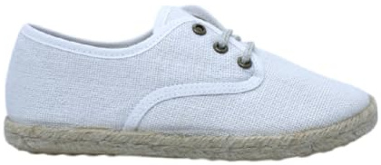 Zapy - Inglesitas con Cordones Lino Blanco - U400341 para: Niños