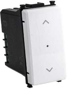 Pulsante Modulo Tapparelle Connesso Smart WiFi, Compatibile Con Vimar Plana, Colore Bianco, App Tuya, Per Tende e Persiane, 220V 2A