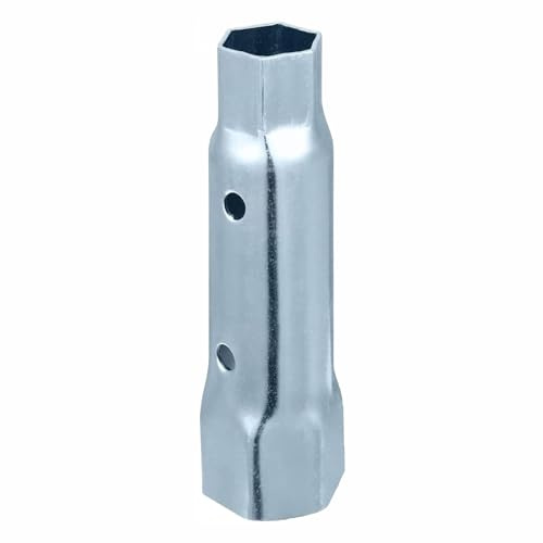 SENRISE Llave de tuerca trasera, llave de caja de 27 mm a 38 mm, llave dinamométrica de tubo hexagonal de aleación de acero para instalación y mantenimiento de grifo de agua