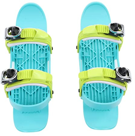 DAN&DRE Mini Pattini da Sci Regolabili, Scarpe per Sport Invernali Skiboard, Attaccabili Agli Scarponi da Sci, Adatti per Bambini e Piste da Discesa (Colorato)