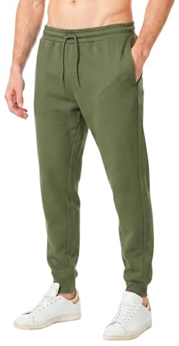 RIPT Performance Ript Essentials by Pantalones de Chándal para Hombre Deportivos, Army, M