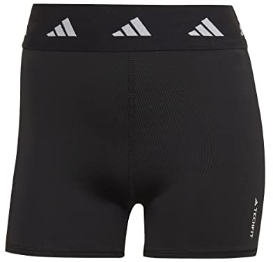 adidas Damen Tights (1/4) Tf Short Tight, Black, HF6683, XS4