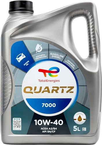 TERAM LOISIRS/Huile Lubrification Moteur Automobile TOTAL QUARTZ 7000 10W-40 Bidon 5 Litres / 214109