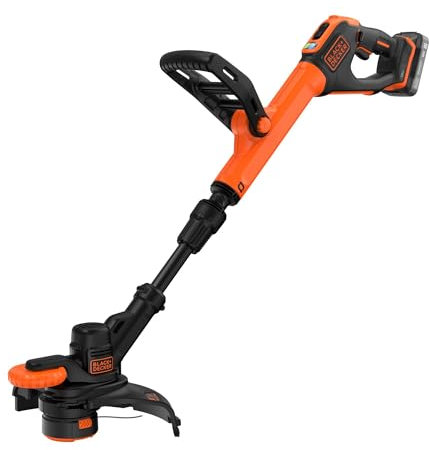 BLACK+DECKER, 18V 28cm Tagliabordi con batteria 2Ah, BCST918D1-QW