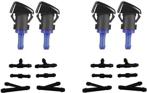 rieder 2X Kit de Chorro de para Boquilla de Lavado de Parabrisas para 2009-16, 2009-12, 2009-15