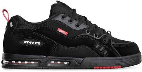 Globe Ct-4, Scarpe da Skateboard Uomo, Camoscio Nero, 44 EU