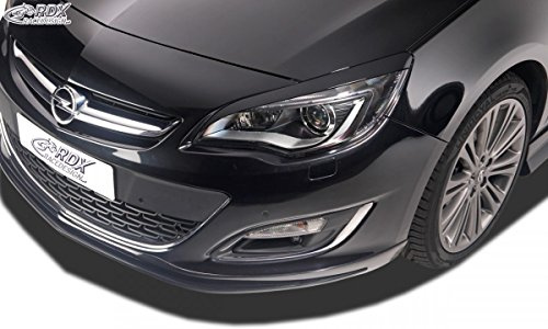 RDX Racedesign Scheinwerferblenden Astra J HB 5-türer/Sportstourer 2009-2015 (ABS), Unlackiert