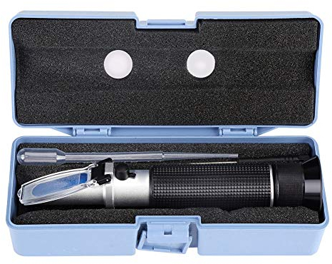 Handheld 0-80% Refraktometer Liquor Test Meter Messgerät mit Koffer messen