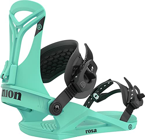 Union Binding Company & Design Union Rosa Damen Snowboard-Bindung Aqua Größe S (4-6,5)