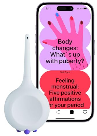 Teena - The Smart Guide Through Puberty I Period Tracker for Teenagers with Menstruation Prediction and Informative App I Violet