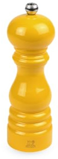 PEUGEOT - Pfeffermühle Paris 18 cm - Kollektion Paris-rama - Klassische Mahlgradeinstellung - Aus PEFC-zertifiziertem Holz - Französisches Know-howreich - Safrangelb