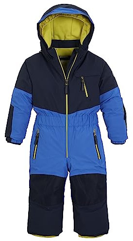 firstinstinct by killtec niños Mono de esquí/traje de nieve con capucha, impermeable FISW 32 MNS ONPC, royal, 110, 39909-000