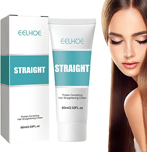 Smileshiney Crema Alisadora Para El Cabello 60ml - Nutritiva y Con Proteínas | Cuidado Para Cabello Rizado y Dañado