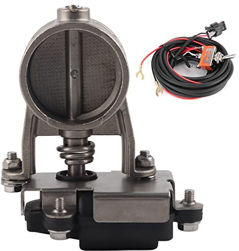 Controllo Completo della Valvola di Scarico con Apertura o Chiusura Remota per Downpipe Catback, Installazione Semplice e vestibilità Universale (2 pollici)
