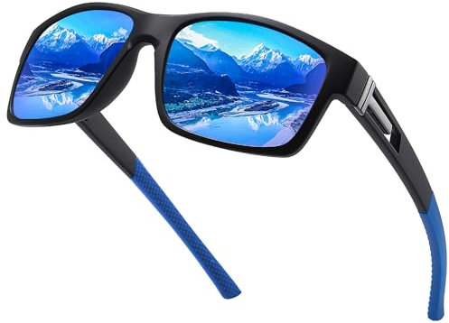 Ulknyss Gafas de Sol Hombre Polarizadas Gafas Deportivas Protección UV Lentes de Sol para Hombre Conducir Running Pesca Viajes