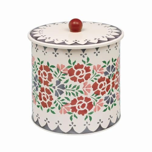 Elite tins Emma Bridgewater Antique Roses Medium Biscuit Barrel - 150(d) x 173mm