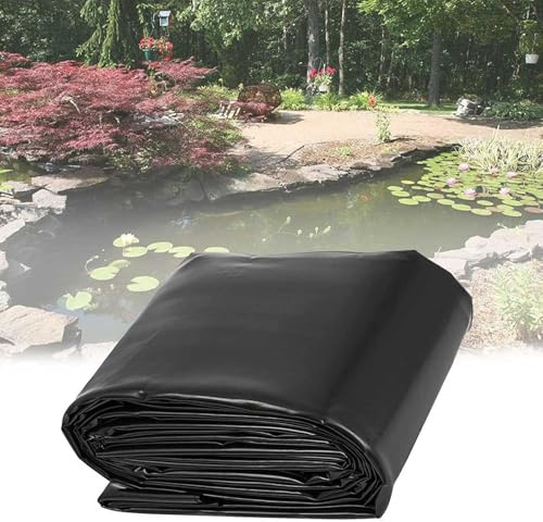 Revestimiento resistente para estanques de jardín, 1 x 8 m, membrana plegable preformada para estanques de peces, paisajismo al aire libre, 2 x 3 m a 10 x 15 m