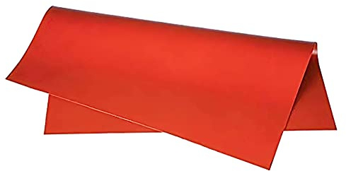 TEN-HIGH Piastra quadrata in silicone, guarnizione in silicone resistente ad alta temperatura, impermeabile, assorbimento degli urti, 500 x 500 mm, spessore 3 mm