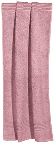 Erwin Müller Walk-Frottier Badetuch Konstanz Altrosa Größe 100x150 cm - besonders hochwertig und ultrasaugstark, praktisch durch beidseitige Schlaufen, 100% Baumwolle