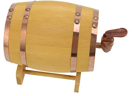 Tonneau en Bois pour Vin et Whisky Fabrication Exquise de 1,5 litres pour Bar et Spirituelle