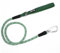 Premium Dog Rope Lead with Secure & Lightweight Aluminium Carabiner Clip | 1m Length, Padded Comfortable Handle, Stylish Black & Green Design | Perfect for Dogs up to 30kg (Green)