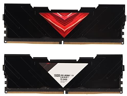 VBESTLIFE DDR5 RAM 16 GB 1x16, Frequenza 4800 MHz, Kit di Memoria per Giochi Desktop CL40 1,1 V Compatibile con XMP e Expo (BLACK)