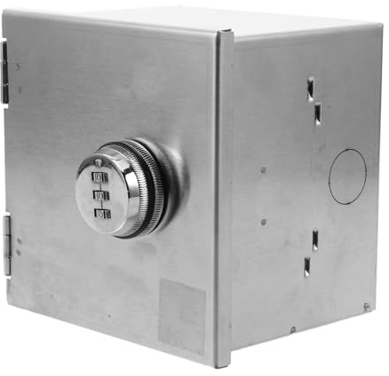 Uonlytech Coffret Électrique Prise Électrique en Acier Inoxydable Argenté, Étanche et Anti-poussière à Fort Trafic et Jardin