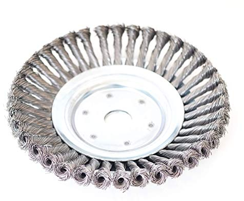 Shopping-Kobolde Profi Wildkraut Fugenbürste Unkrautbürste 25,4x200mm Motorsense Freischneider gezopfter Stahldraht