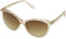 Calvin Klein Damen 270 Sonnenbrille, Crystal Beige, 55mm, 16mm, 135mm