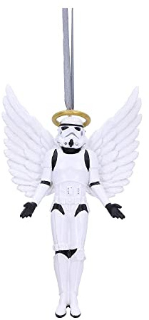 Nemesis Now Stormtrooper Angel Hanging Ornament 13cm, Resin, White