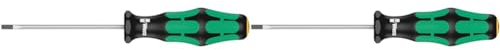 Wera 335 Schlitz-Schraubendreher - Elektrikerklinge, 0.5 x 3.0 x 80 mm, 05110001001 (Packung mit 2)